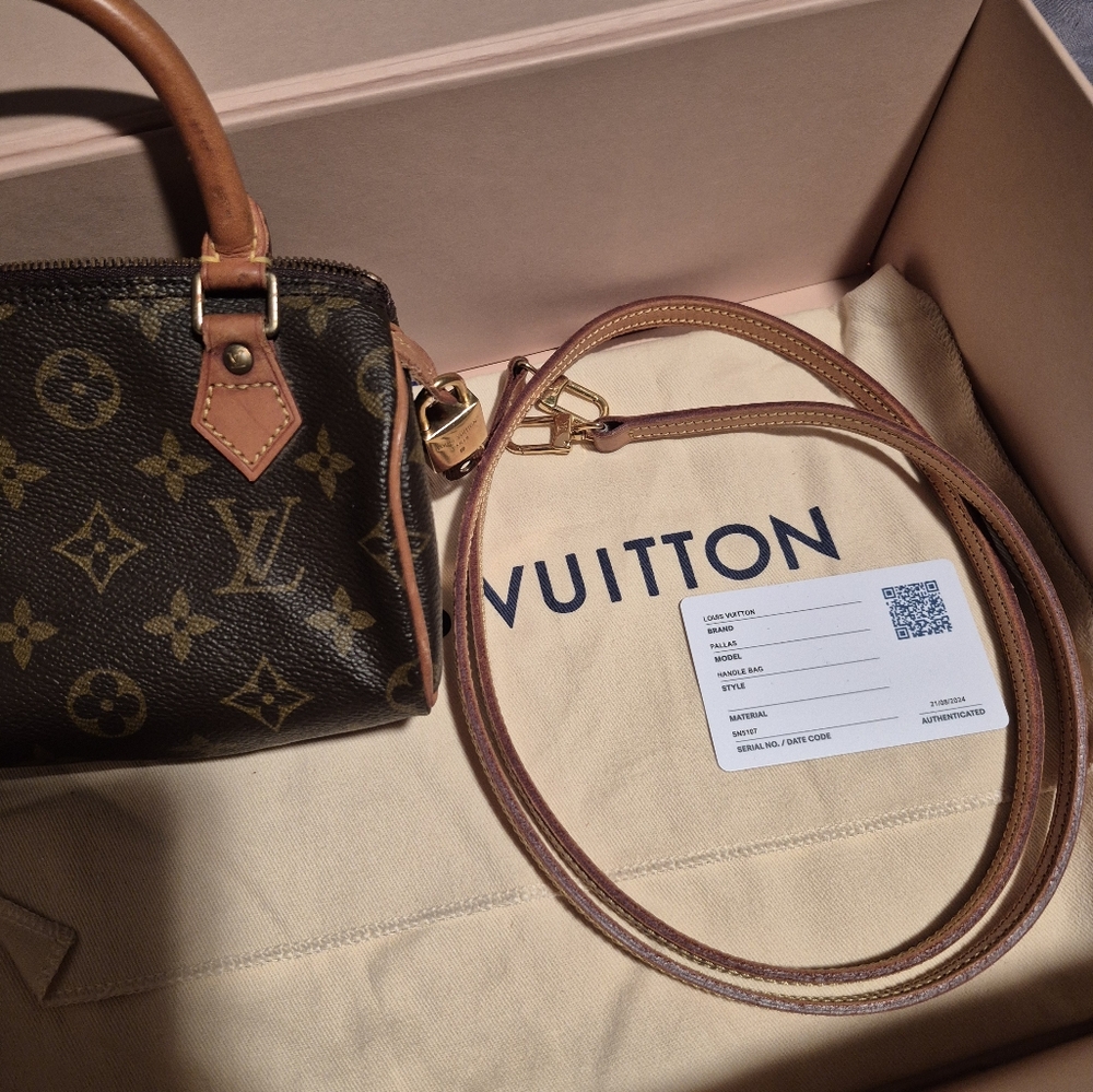 Authentic Louis Vuitton  Monogram Nano Speedy Excellent condition